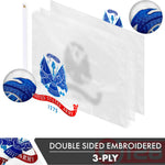 Load image into Gallery viewer, US Army Flag 210D Embroidered Polyester 3x5 Ft  Double Sided 3ply