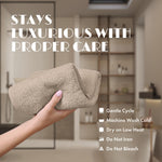 Load image into Gallery viewer, White Classic Taupe Washcloths Set 12 Pack for Body and Face Towel 12x12 Inch Cotton Wash Cloths Bulk Spa Fingertip Wash Clothes Soft Absorbent Gym Towels
