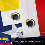 Load image into Gallery viewer, Venezuela Venezuelan Flag 3x5 Ft 2Pack Doublesided Embroidered Polyester By G128
