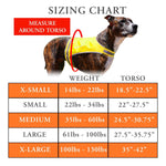 Load image into Gallery viewer, Reflective Lightweight Dog Vest Hi-Vis S Size 27.5 in Chest Mid-Back Coverage Yellow