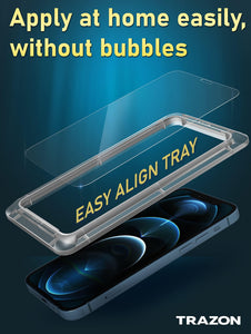 3 Pack Screen Protector and 2 Pack Camera Lens Protector for Iphone 12 Pro Max