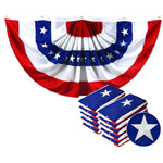 Load image into Gallery viewer, Fan Flag 5x10FT 10Pack Embroidered Polyester By G128