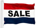 Load image into Gallery viewer, G128 Combo Pack: USA American Flag 3x5 Ft 150D Printed Stars &amp; Sale Flag 3x5 Ft 150D Printed