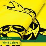 Load image into Gallery viewer, Gadsden Dont Tread on Me Flag 3x5 Ft 10Pack Printed 150D Polyester By G128