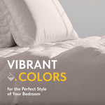 Load image into Gallery viewer, Beige Duvet Cover Queen Size Microfiber Set of 1 Down Comforter Cover 2 Pillows