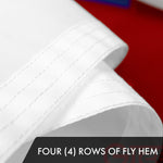 Load image into Gallery viewer, G128 3 Pack: Christian Flag  2.5x4 Ft  ToughWeave Series Embroidered 300D Polyester  Religious Flag, Embroidered Design, Indoor/Outdoor, Brass Grommets