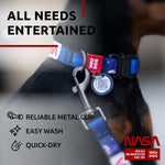 Load image into Gallery viewer, Nylon Dog Leash for Small Dogs and Medium Dogs 4 Ft x 3/5 inch Wide NASA Color
