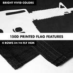 Load image into Gallery viewer, G128 Combo Pack: Flag Pole 6 FT Silver Tangle Free &amp; Come and Take It Rifle Black Flag 3x5 FT Brass Grommets Printed Polyester (Flag Included) Aluminum Flag Pole