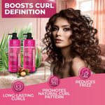 Load image into Gallery viewer, Curly Shampoo and Conditioner Set Sulfate Free 14 Fl Oz Set of 2 Moisturizing Formula Deep Treatment for Curly and Permed Hair Women and Men