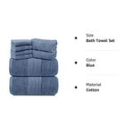 Load image into Gallery viewer, Resort Collection Soft Bath Towel Set 8 Pcs Luxury Hotel Plush Absorbent Cotton
