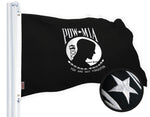 Load image into Gallery viewer, G128 POW MIA Flag 4x6 FT 5Pack Embroidered Spun Polyester