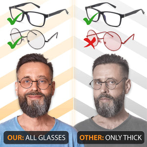 SIGONNA Glasses Strap Holder No Tail Eyeglass Strap Cord String Adjustable Eye Glasses Holders Around Neck Head Eyeglasses Strap Lanyard Sunglasses Glasses Strap for Men Women 2 Pcs