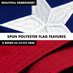 Load image into Gallery viewer, G128 Combo Pack: 6 Ft Tangle Free Spinning Flagpole (Black) &amp; North Carolina Flag 3x5 Ft Embroidered 220GSM Spun Polyester, Brass Grommets (Flag Included) Aluminum Flag Pole