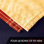 Load image into Gallery viewer, G128 Combo Pack: American USA TeaStained Flag 3x5 Ft &amp; Texas TeaStained Flag 3x5 Ft  Both ToughWeave Pro Series Embroidered 420D Polyester, Embroidered Design, Indoor/Outdoor, Brass Grommets