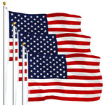 Load image into Gallery viewer, USA American Flag 3x5 Ft 3Pack Printed Polyester By G128
