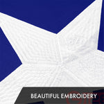 Load image into Gallery viewer, G128 2 Pack: Texas TX State Flag  5x8 Ft  ToughWeave Series Embroidered 300D Polyester  Embroidered Design, Indoor/Outdoor, Brass Grommets