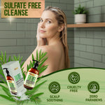 Load image into Gallery viewer, Tea Tree Shampoo Sulfate Free Anti Dandruff 16 Fl Oz Deep Cleanse for Oily and Itchy Scalp Buildup Remover Professional Oily Hair Salon Formula Paraben Free Shampoo for Women and Men