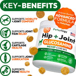 Load image into Gallery viewer, Hemp Hip and Joint Supplement for Dogs Glucosamine for Dogs 170 Mobility Support Chews Advanced Joint Pain Relief Treats with Chondroitin MSM Turmeric Large &amp; Small Breeds Made in USA