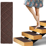 Load image into Gallery viewer, Carpet Stair Treads for Wooden Steps Indoor 8x30 inch Pack of 15 Adhesive Treads
