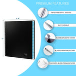 Load image into Gallery viewer, 2025 Appointment Book &amp; Planner 8.5x11 inch Blue Large Tabbed Daily Hourly
