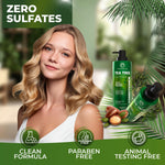 Load image into Gallery viewer, Tea Tree Shampoo and Conditioner Set Sulfate Free 14 Fl Oz Set of 2 Anti Dandruff Hair Care for Men and Women Cleansing Formula for Itchy Scalp and Oil Control