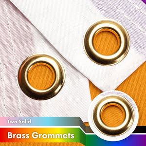 2 Pack LGBT Progress Rainbow Pride Flag 3x5 Ft Printed 150D Polyester Indoor