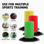 Load image into Gallery viewer, Drill Cones Lightweight Stickhandling Training Tool Hockey Training Equipment for Puck Control Reaction Time and Coordination Portable Durable and Adjustable