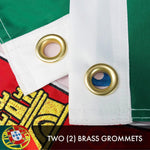 Load image into Gallery viewer, Portugal Portuguese Flag 3x5 Ft 2Pack Doublesided Embroidered Polyester By G128