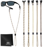 Load image into Gallery viewer, Eyeglasses String Holder Strap 5 Cord 29 inch Eyeglass Chain for Men Women Glasses Lanyard Holders Around Neck Sports