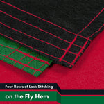 Load image into Gallery viewer, G128 10 Pack: Kenya (Kenyan) Flag  3x5 feet  Printed 150D Indoor/Outdoor, Vibrant Colors, Brass Grommets, Quality Polyester, Much Thicker More Durable Than 100D 75D Polyester