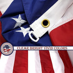 Load image into Gallery viewer, USA American Flag 5x8FT 3Pack Embroidered Nylon By G128

