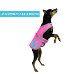 Load image into Gallery viewer, Reflective Dog Vest Hi-Vis XS Size 22.5 in Chest x 15 in Neck Pink