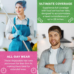 Load image into Gallery viewer, Black Disposable Hair Net 28 Inch 100 Pack Micro Nylon Bouffant Hair Nets. Bouffant Caps Disposable with Elastic Edge Stretchable Hairnets for Foodservice Industrial Use