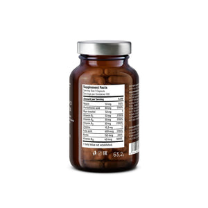 Vitamin B Complex 120 Capsules All 8 B Vitamins with Co Factors Myo Inositol