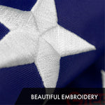 Load image into Gallery viewer, USA American Flag 3x5 Ft 2Pack Embroidered Polyester By G128
