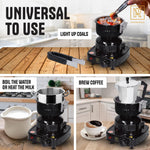 Load image into Gallery viewer, Multipurpose Electric Charcoal Starter Electric Charcoal Burner 450W with Tongs