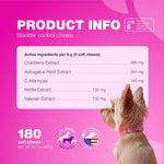 Load image into Gallery viewer, Dog UTI Treatment Cranberry Supplement for Urinary Tract Bladder Kidney Health