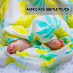 Load image into Gallery viewer, Muslin Swaddle Blanket Large 47 x47 Pineapple Print  Super Soft Breathable Bamboo Cotton for Newborn Infant Baby Receiving Swaddling Blanket Wrap Boys Girls