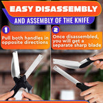 Load image into Gallery viewer, Kitchen Scissors for Food – 2 in 1 Cutting Board Scissors &amp; Knife with Locking Mechanism &amp; Stainless Steel Blades – Multifunctional Kitchen Shears for Effortless Chopping Slicing &amp; Meal Prep