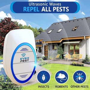 Ultrasonic Pest Control Repeller Plug in 2 Pack  Insect Control Defender