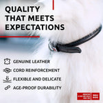 Load image into Gallery viewer, Ultra Soft Rolled Leather Dog Collar for Small Dogs Soft Padded Dog Collars for Medium Dogs Puppy Collars for Large Breed Dogs Male and Female Dog Collar
