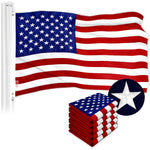 Load image into Gallery viewer, USA American Flag 1x1.5 Ft 5Pack Embroidered Polyester By G128
