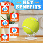 Load image into Gallery viewer, Acrylic Baseball Holder Baseball Display Stand Sturdy Transparent Design Easy to Assemble for Golf Ball Tennis Ball Softball Suitable for Home &amp; Office Display
