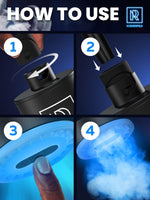 Load image into Gallery viewer, Hookah Pump with 1300 mAh Rechargeable Battery Electric Hookah Air Pump Kit with Led Light Mini Hookah Pump Starter Universal Shisha Hookah Starter Kit Helper Hookah Starter Vacuum