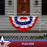 Load image into Gallery viewer, Fan Flag 3x6FT 3Pack Embroidered Polyester By G128