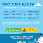 Load image into Gallery viewer, 12 in 1 Dog Multivitamin 120 Soft Treats   Glucosamine Joint Support   Gut Digestive Enzymes &amp; Probiotics   Cranberry Urinary Health &amp; Vitamins for Energy Skin Coat Liver &amp; Immune Aid Dog Vitamins
