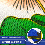 Load image into Gallery viewer, G128 10 Pack: El Salvador El Salvadoran Flag  3x5 Ft  LiteWeave Pro Series Printed 150D Polyester  Country Flag, Vibrant Colors, Brass Grommets, Thicker and More Durable Than 100D 75D Polyester