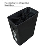 Load image into Gallery viewer, Slim Rolling Laundry Hamper   Roll Hamper On Wheels   Standable Corner Bin   52L Handy Storage Basket   Slim Laundry Basket   Waterproof Dirty Clothes Hamper   15×8×22  (22 Inches Black)