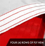 Load image into Gallery viewer, G128 10 Pack: Georgia GA State Flag  2x3 Ft  ToughWeave Series Embroidered 300D Polyester  Embroidered Design, Indoor/Outdoor, Brass Grommets