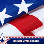 Load image into Gallery viewer, G128 5Pack: Betsy Ross Pull Down Bunting Flag  1.67x8 Ft  Embroidered Polyester